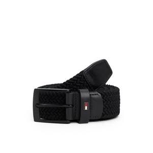 Tommy Hilfiger Enamel Flag Braided Elastic Belt